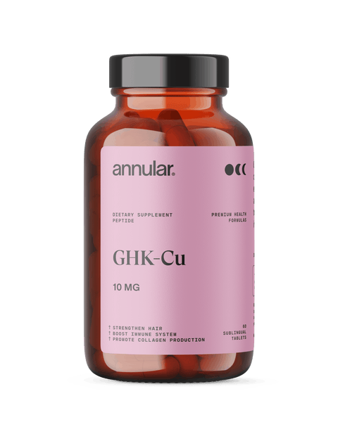 GHK-Cu 10mg | 60 Tablets | Protect & Regenerate | Strive Peptides Annular Premium Health Formulas GHK-Cu 10mg | 60 Tablets | Protect & Regenerate | Strive Peptides Annular Premium Health Formulas